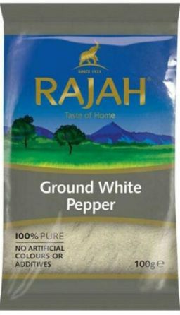 Rajah Ground White Pepper 100g