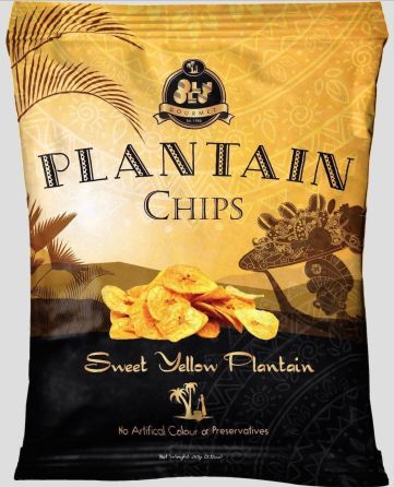 Olu Olu Sweet Yellow Plantain Chips 60g (Pack of 12)