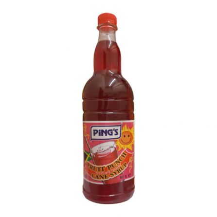 Ping's Fruit Punch Artificial Flavoured Cane Syrup 1Ltr