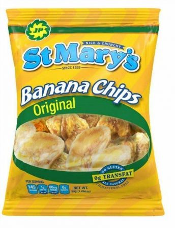 St Mary's Banana Chips 30g