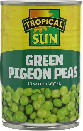 Tropical Sun Green Pigeon Peas 425g