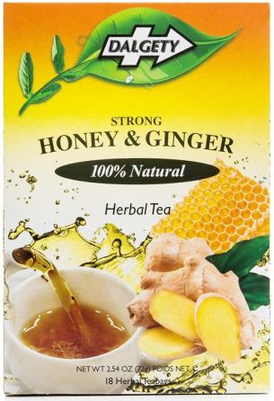 Dalgety Strong Honey & Ginger Tea ( 18 Herbal Teabags)