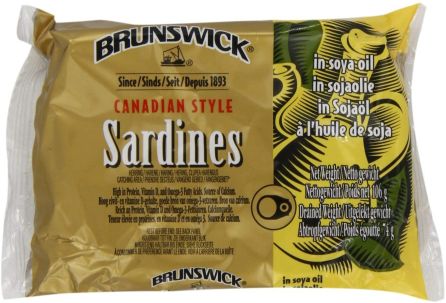 Brunswick Sardines in Soya Oil 106g (Pack of 12)