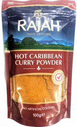 Rajah Hot Caribbean Curry Powder 100g