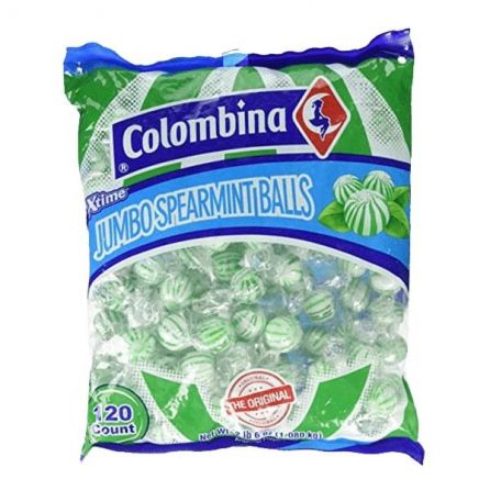 Colombina Jumbo Spearmint Balls (120 Count)