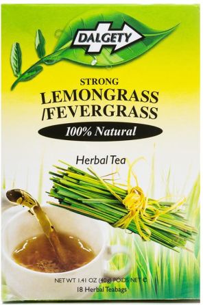 Dalgety Strong Lemongrass/Fevergrass Tea (18 Herbal Teabags)