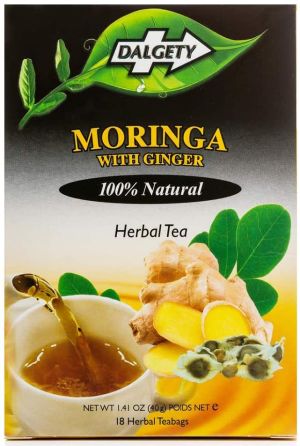 Dalgety Moringa with Ginger Tea (18 Herbal Teabags)