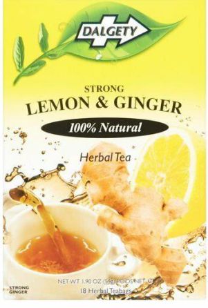 Dalgety Strong Lemon & Ginger Tea (18 Herbal Teabags)