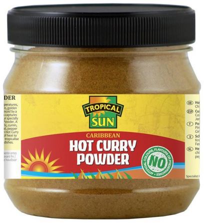 Tropical Sun Caribbean Hot Curry Powder 500g