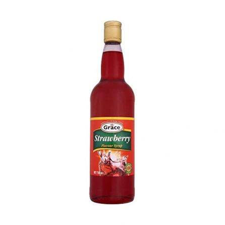 Grace Strawberry Flavour Syrup 1 Litre