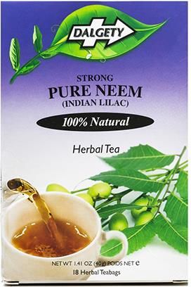 Dalgety Strong Pure Neem Tea (Indian Lilac) (18 Herbal Teabags)