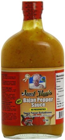 Aunt May's Bajan Pepper Sauce 340g