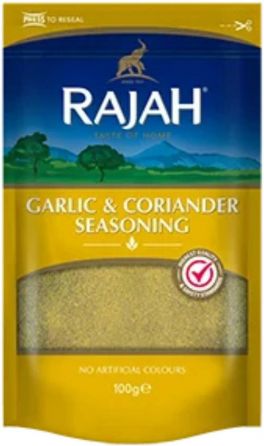 Rajah Garlic & Coriander Seasoning 100g