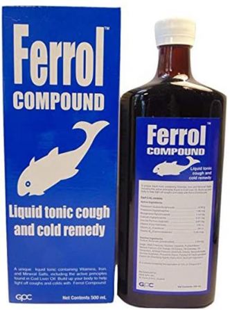 Ferrol Compound Liquid Tonic Cough and Cold Remedy 500ml