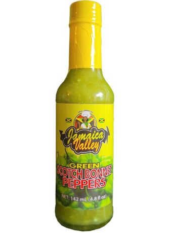 Jamaica Valley Green Scotch Bonnet Pepper Sauce 148ml