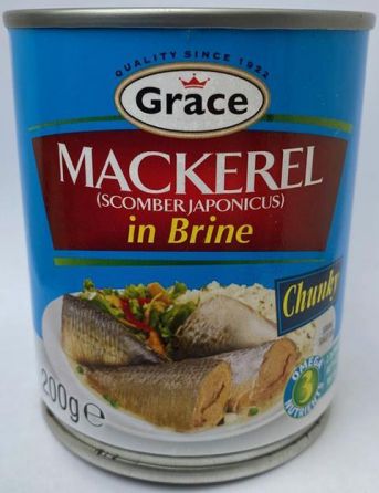 Grace Mackerel in Brine 200g