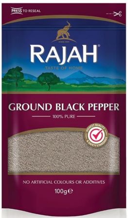 Rajah Ground Black Pepper 100g