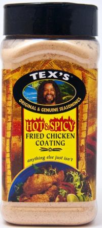 Tex's Hot & Spicy Fried Chicken Coating 300g