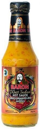 Baron West Indian Hot Sauce 397g (14oz)