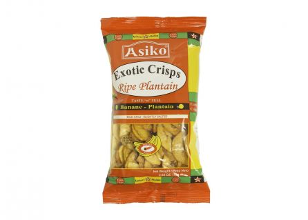 Asiko Exotic Ripe Plantain Crisps (Chilli) 75g