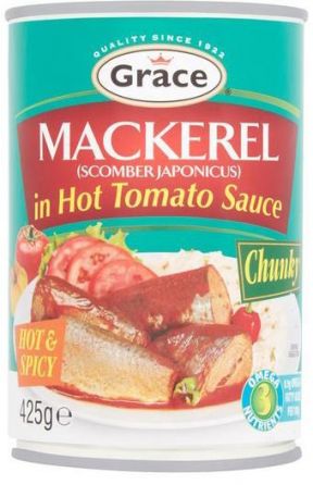 Grace Mackerel in Hot Tomato Sauce 425g