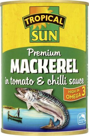 Tropical Sun Premium Mackerel in Tomato & Chilli Sauce 400g