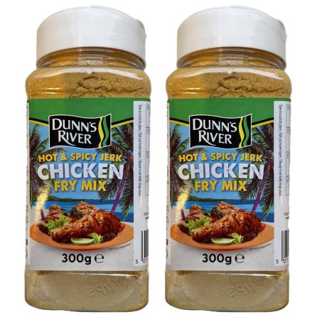 Dunns River Hot & Spicy Jerk Chicken Fry Mix 300g (Pack of 2)