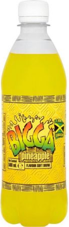 Bigga Pineapple Flavour Soft Drink 500ml