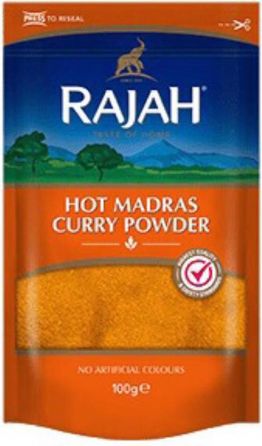 Rajah Hot Madras Curry Powder 100g