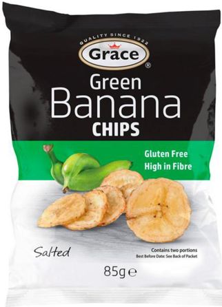 Grace Green Banana Chips 85g (Box of 9)