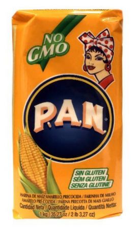 Harina PAN Pre-Cooked Yellow Maize Meal - 1kg